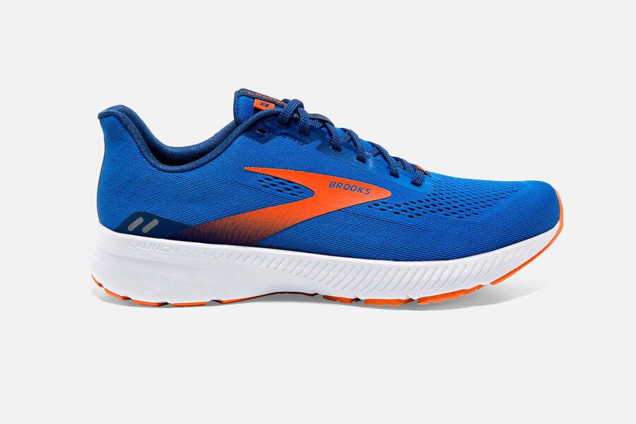 Brooks Launch 8 Road Running Shoes - Mens - Blue/Orange - AN9672418